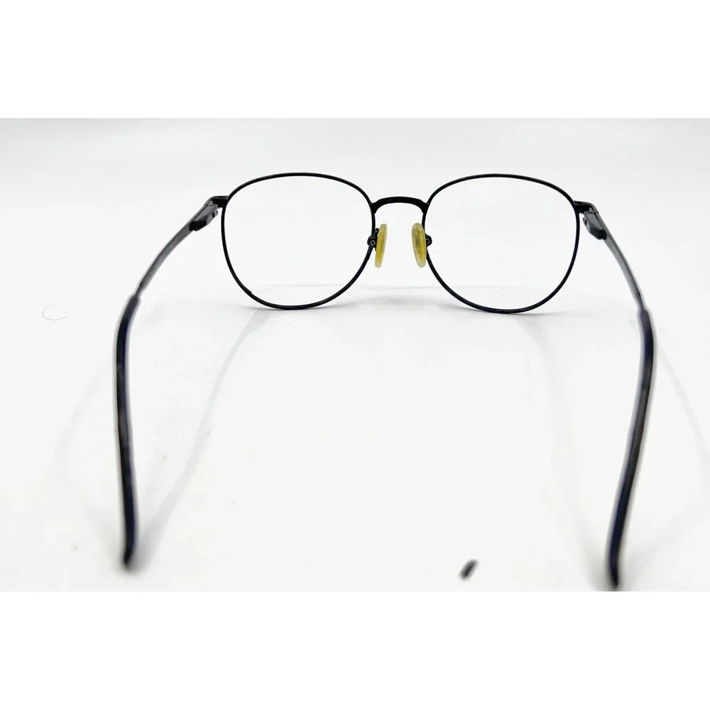 Geoffrey Beene Eyeglasses Mens Black Round GB-1031 GRYD 48-21-140